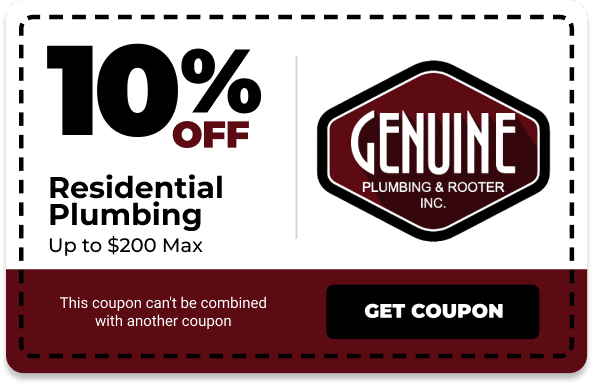 Residential Coupon - Genuine Plumbing & Rooter in Oxnard, CA